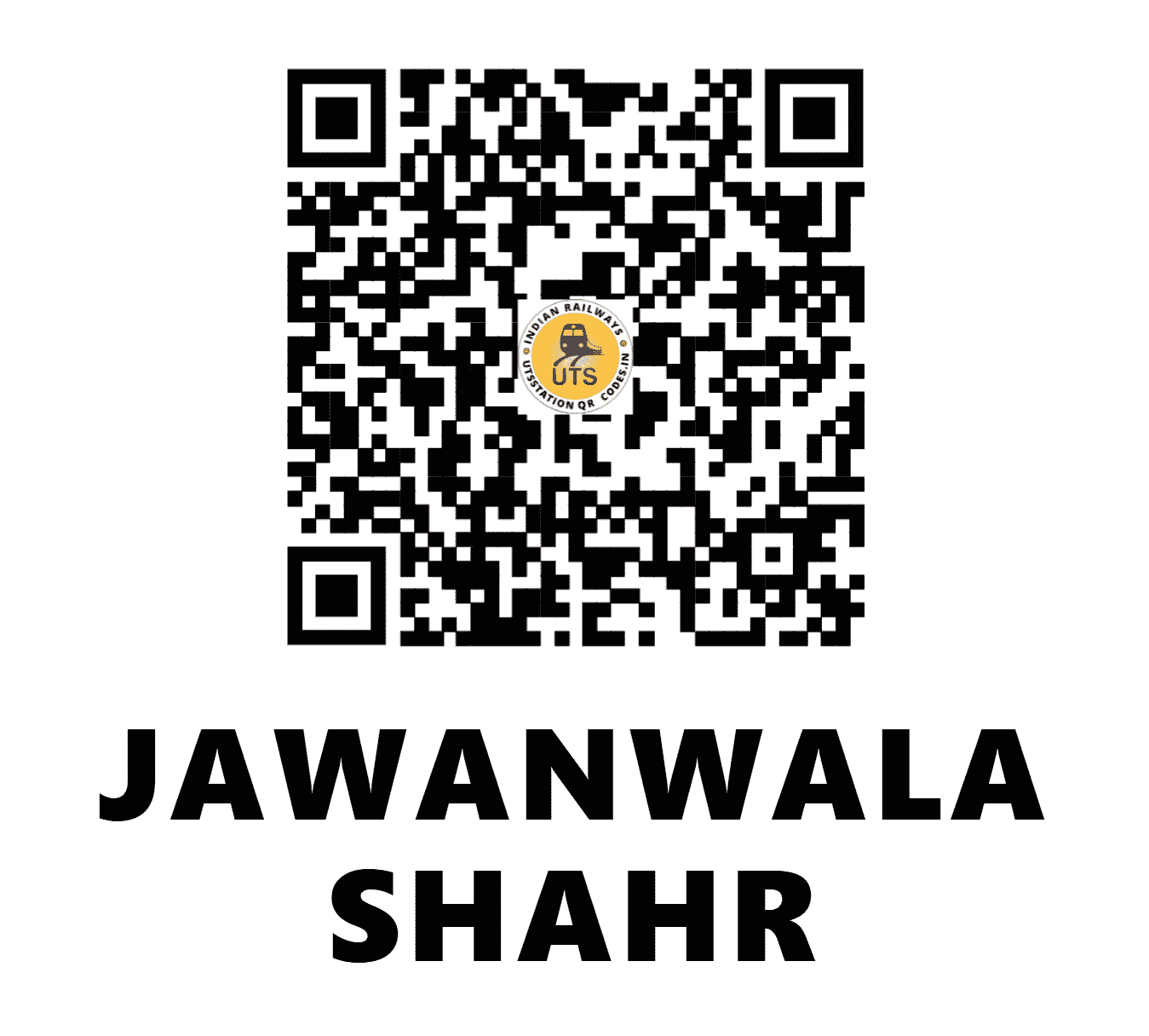 UTS QR Code for JAWANWALA SHAHR - JWLS (NR - HIMACHAL PRADESH)